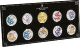 Australien 10 x 50 Cents 2024 10 x 1/2 oz Silbermünzen Set Lunar III - Jahr des Drachen ST