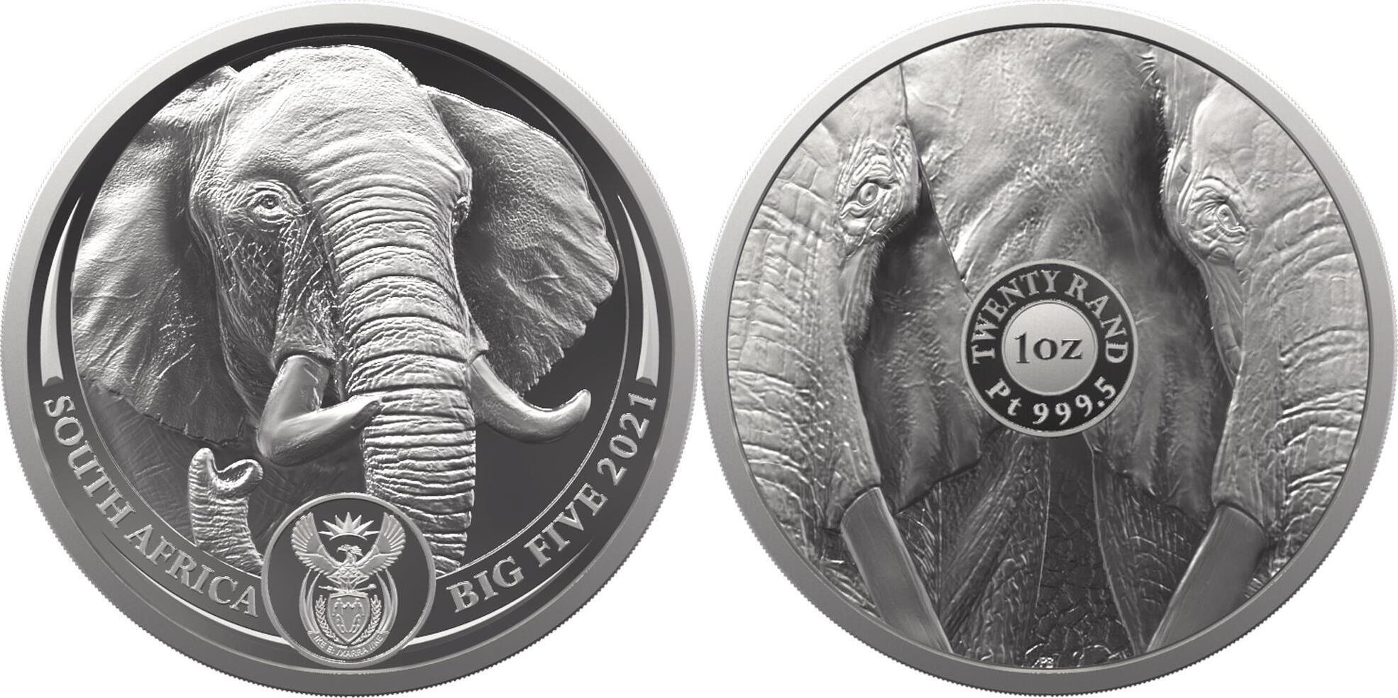 S Dafrika Rand Oz Platinm Nze Big Five Ii Elefant Pp Ma Shops