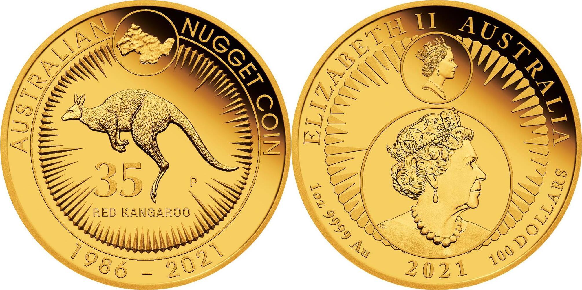 Känguru top 1 oz Sammlung 2015 - 2021 ( 6 Münzen)