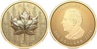 Kanada 200$ 2024 1 oz Goldmünze Maple Leaf Reverse Proof