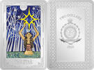 Niue 2$ 1 oz Silbermünze Tarotkarten - Der Stern -
