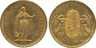 Österreich-Ungarn 10 Kronen 10 Korona Goldmünze Franz Joseph I -