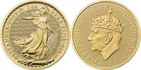 Großbritannien 100£ 1 oz Goldmünze Britannia König Charles III. Krönung -