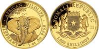 Somalia 1000 Schilling 1 oz Goldmünze Elefant -