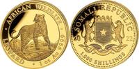 Somalia 1000 Schilling 1 oz Goldmünze Leopard -