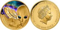 Niue 100$ 1 oz Gold Münze Roswell-Zwischenfall - 75 Jahre