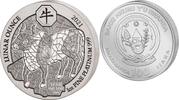 Ruanda 100 RWF 1 oz Platinmünze Lunar - Jahr des Ochsen -