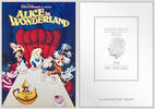Niue 10$ 5 oz Silbermünze Disney - Movie Posters - Alice im Wunderland -