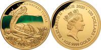 Niue 100$ 1 oz Goldmünze Schlangenhalsschildkröte -