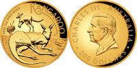 Australien 200$ 2 oz Goldmünze Känguru - High Relief -