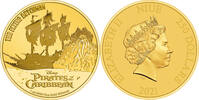 Niue 250$ 1 oz Goldmünze Disney - Fluch der Karibik - The Flying Dutchman -