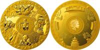 Salomon-Inseln 25$ 40 g Goldmünze 40 Jahre Gold Panda in Kuppelform -