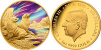 Niue 100$ 2025 1 oz Goldmünze Mother-of-Pearl Clouds - Perlmuttwolken PP 4400,00 EUR kostenloser Versand