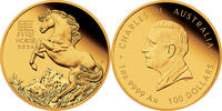 Australien 100$ 2026 1 oz Goldmünze Lunar III. - Jahr der Pferdes PP 4100,00 EUR kostenloser Versand