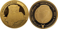 Kamerun 3000 Francs 1 oz Goldmünze World Famous Dogs - Australian Shepherd -