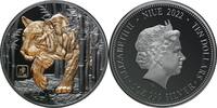Niue 10$ 5 oz Silbermünze Lunar - Jahr des Tigers -