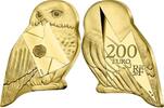 Frankreich 200€ 2021 1 oz Goldmünze Harry Potter - Eule Hedwig PP