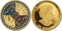 Kanada 200$ 1 oz Goldmünze Ramming Bighorn Sheep -