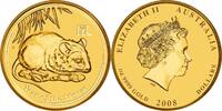 Australien 200$ 2008 2 oz Goldmünze Lunar Maus BU