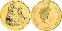 Niue 250$ 1 oz Goldmünze Disney - Susi und Strolch -