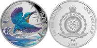 Niue 1$ 1 oz Silbermünze Azurfischer -