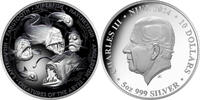 Niue 10$ 5 oz Silbermünze Creatures of the Abyss - Kreaturen des Abgrunds -