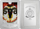 Niue 2$ 1 oz Silbermünze Tarotkarten - Der Teufel -