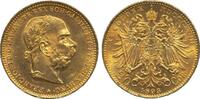 Österreich-Ungarn 20 Kronen 20 Korona Goldmünze Franz Joseph I -