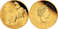 Australien 25$ 1/4 oz Goldmünze Lunar III. - Jahr des Hasen -