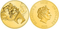 Niue 250$ 2022 1 oz Goldmünze DC Comics - Aquaman ST 4200,00 EUR kostenloser Versand