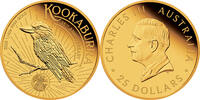Australien 25$ 2025 1/4 oz Goldmünze Kookaburra PP 1150,00 EUR kostenloser Versand