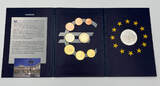 Spanien Euro KMS+Silbergedenkprägung Europa 2002 - Die ersten Euro-Kursmünzen mit exclusiven Silber-Gedenkprägungen im Blister, mit Echtheitszertifikat