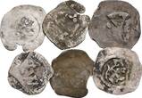 Mittelalter Habsburger Erblande Lot mit 6 Pfennigen 1397-1438 Mittelalter Altdeutschland und Habsburger Erblande s/ss