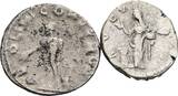 ROM, Kaiserzeit Denar, Antoninian Faustina +141, Frau des Antonius Pius, Valerianus I. 253-260 s/ss