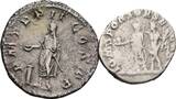ROM, Kaiserzeit Lot Antoninian, Denar Gordianus III. Pius 238-244, Commodus 180-192 s/ss-