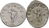 ROM, Kaiserzeit Lot 2 Stück Antoniniane Trebonianus Gallus (251-253), Gallienus 259-268 ss-/ss