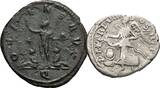 ROM, Kaiserzeit Lot Denar, Antoninian Septimius Severus 193-211 / Aurelianus 270-275 ss-/ss