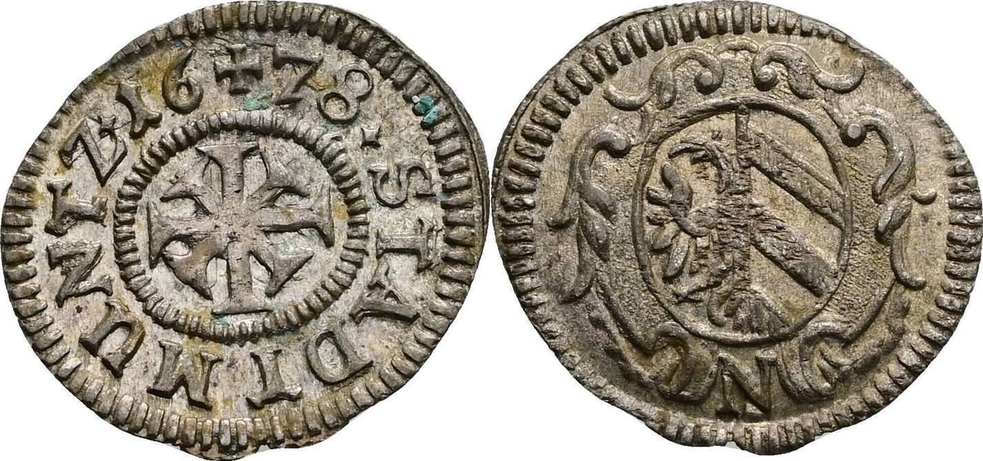 Nürnberg 1 Kreuzer 1678 Ss/vz | MA-Shops