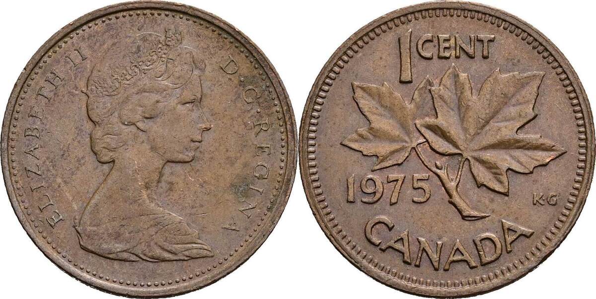 Kanada 1 Cent 1975 Ss MA Shops kanada-1-cent-1975-ss-ma-shops
