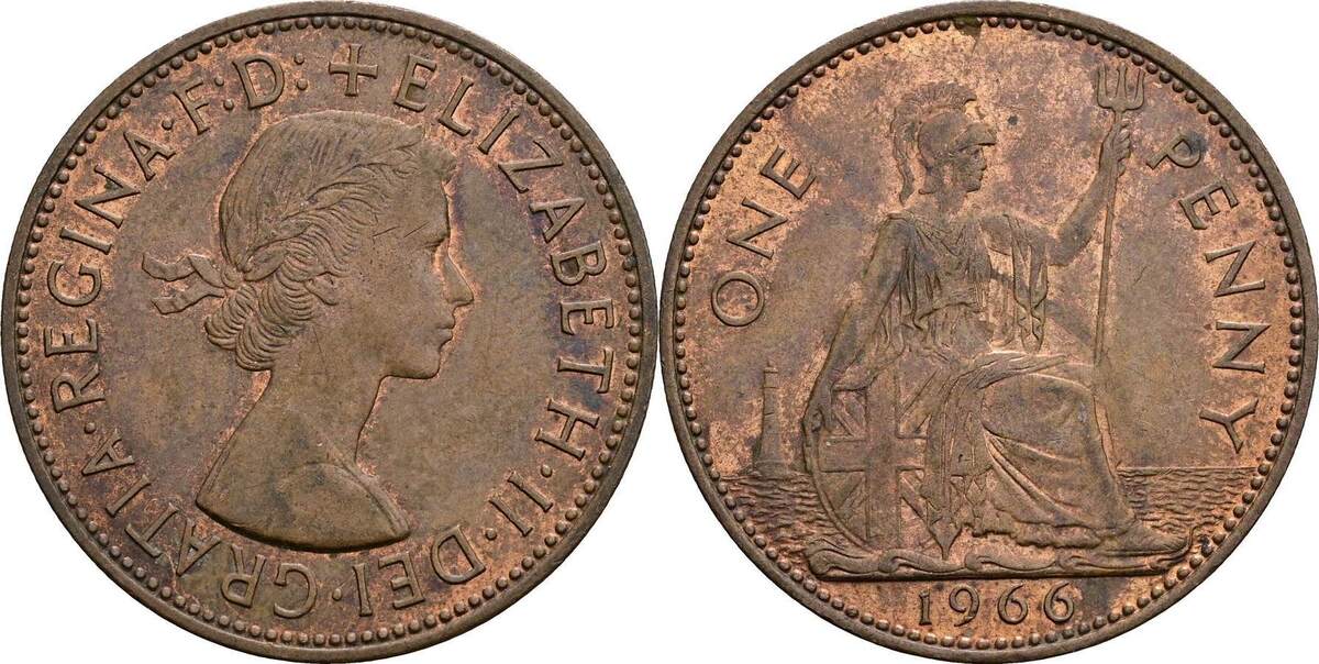 Gro britannien One Penny 1966 Ss MA Shops gro-britannien-one-penny-1966-ss-ma-shops