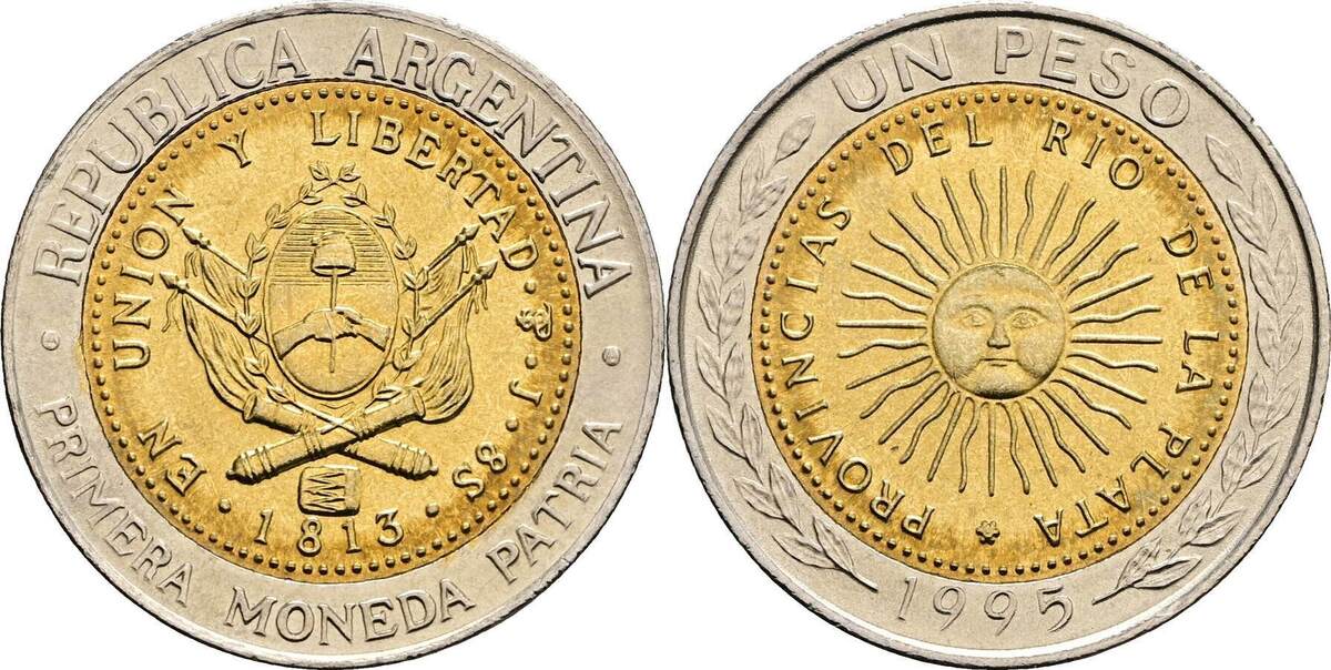 Argentinien 1 Peso 1995 ss | MA-Shops