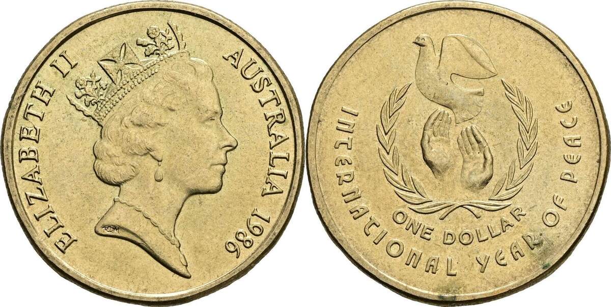 Australien 1 Dollar 1986 Ss MA Shops Australien 1 Dollar 1986 Ss MA Shops