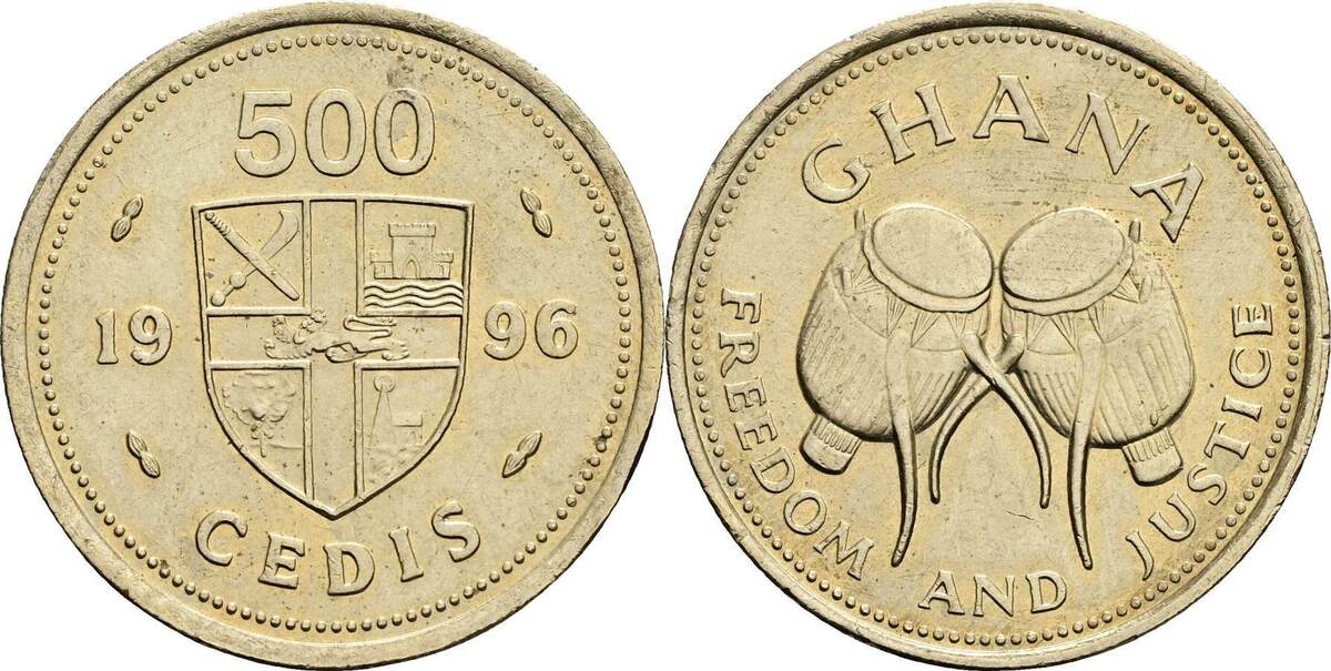 Ghana 500 Cedis 1996 ss | MA-Shops