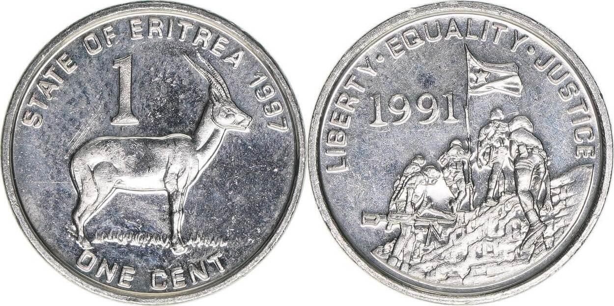 Eritrea 1 Cent 1997 MA Shops eritrea-1-cent-1997-ma-shops