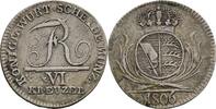 Württemberg 6 Kreuzer Friedrich I. (1806-1816) -