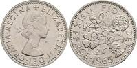 Großbritannien 6 Pence Queen Elizabeth II. -