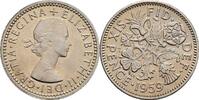 Großbritannien 6 Pence Queen Elizabeth II. -