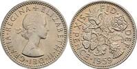 Großbritannien 6 Pence Queen Elizabeth II. -