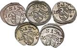 Nürnberg Lot 5 Stück Pfennige -