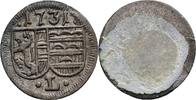 Erzbistum Salzburg Pfennig Leopold Anton Eleutherius Freiherr von Firmian 1727-1744 -